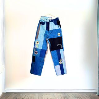 Calças BDG Patchwork Novas Com Etiqueta