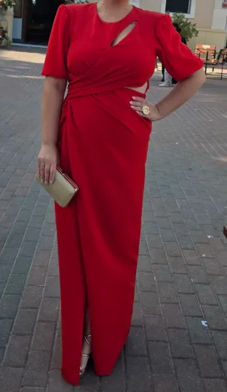 Vestido de fiesta largo rojo
