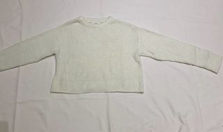 Jersey Zara Blanco Talla 13-14 niña