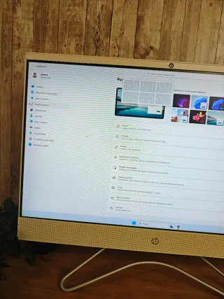 HP All in One PC blanco