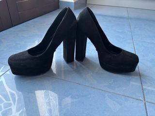 Tacchi neri Prima Donna 37 plateau
