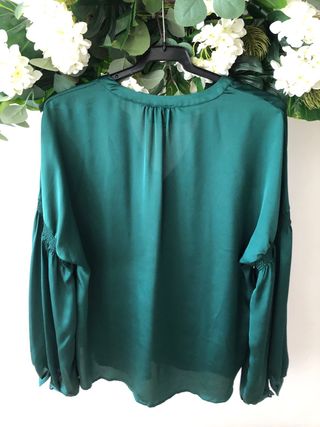 Blusa verde elegante