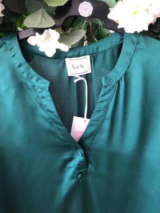 Blusa verde elegante