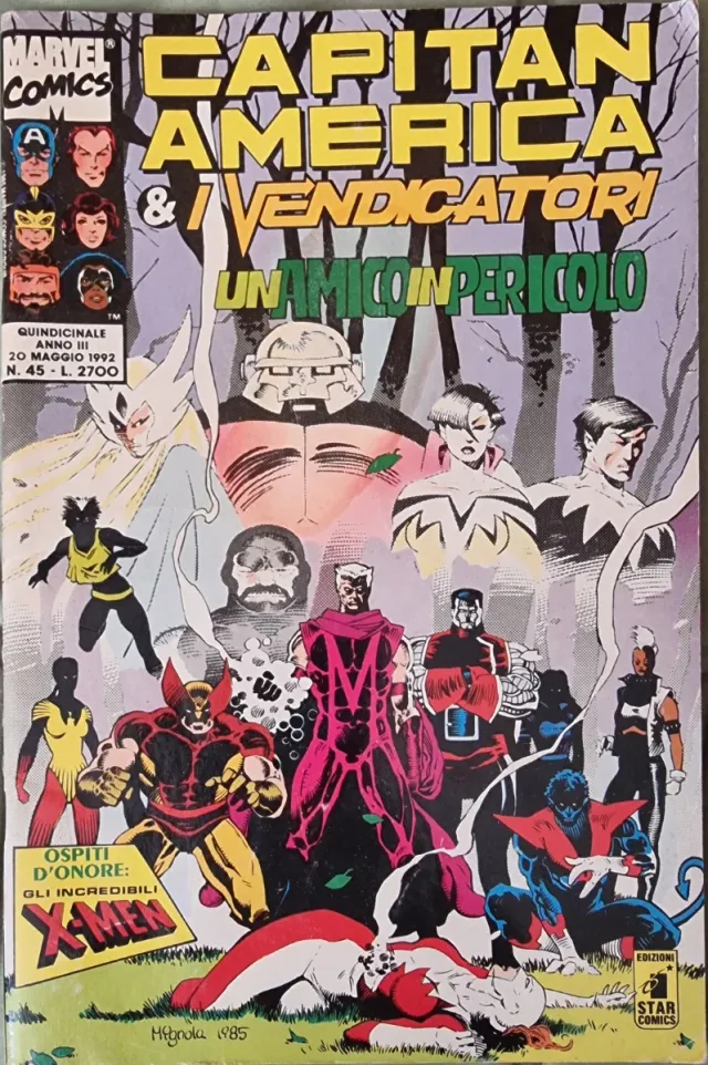 Vendo fumetti capitan america e fantastici 4