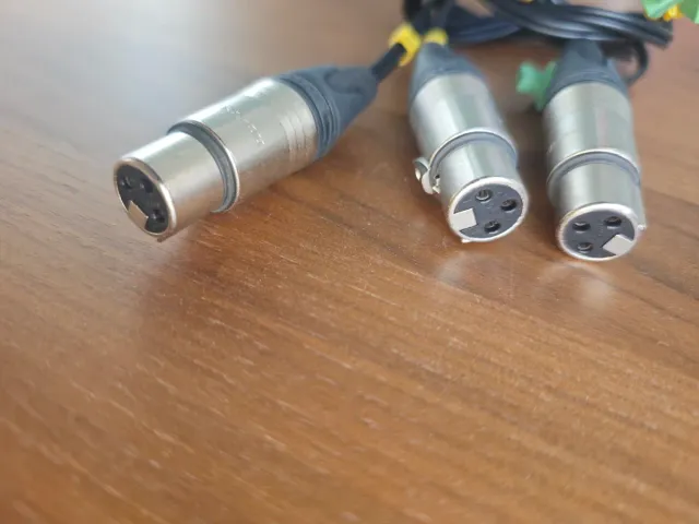 Conectores XLR Hembra 3 Pines