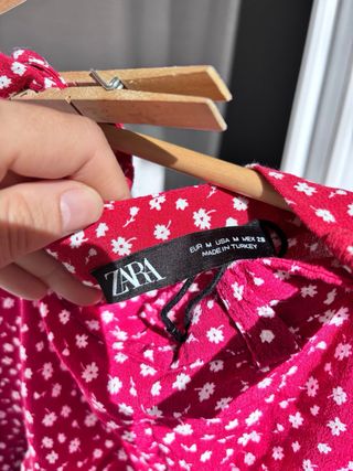 Falda pantalón Zara floral