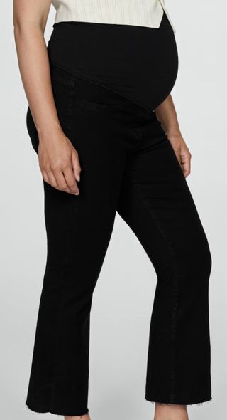 Pantalón premamá flare negro