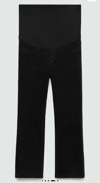Pantalón premamá flare negro