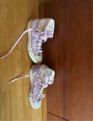 Converse Rosa Reflectante Vintage Retro
