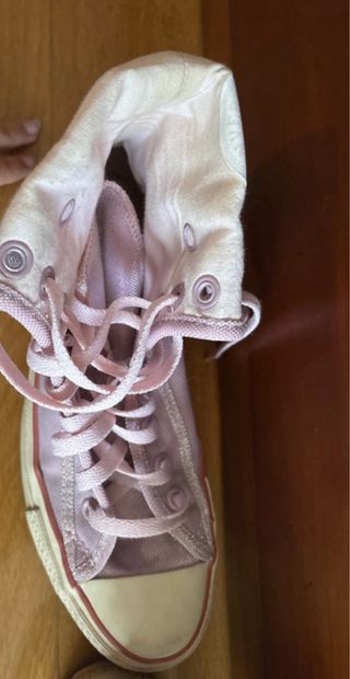 Converse Rosa Reflectante Vintage Retro
