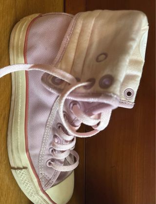 Converse Rosa Reflectante Vintage Retro
