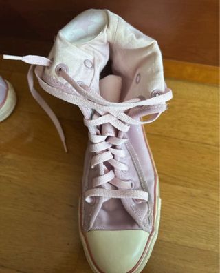 Converse Rosa Reflectante Vintage Retro
