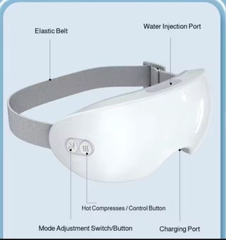 Masajeador Ocular Vapor Terapia Blanco