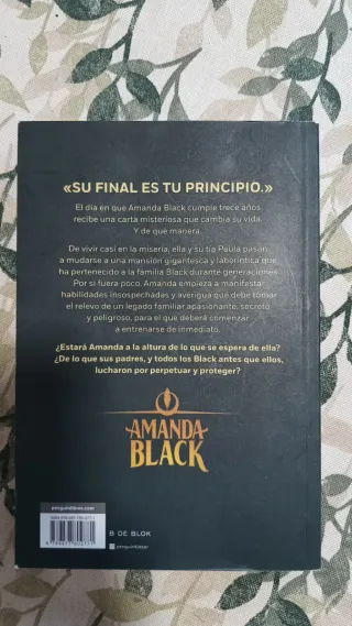 Libro Amanda Black - Una herencia peligrosa 