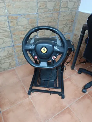 Soporte y Volante Ferrari ps4 y ps5