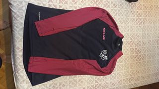Sudadera Kelme Rayo Vallecano Negra y Rosa