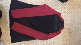 Sudadera Kelme Rayo Vallecano Negra y Rosa
