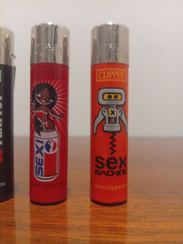 Lote 3 mecheros Clipper colección