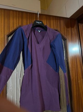Blusa Versace Sport Blu/Viola 