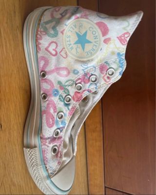 Converse All Star Estampado Corazones Multicolor