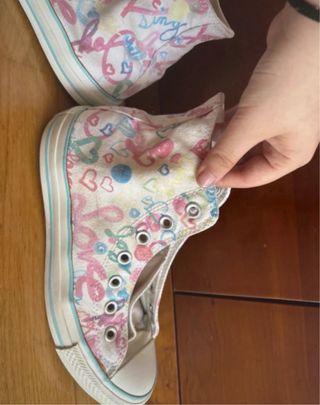 Converse All Star Estampado Corazones Multicolor