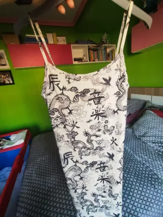 Vestido Verano Estampado Oriental