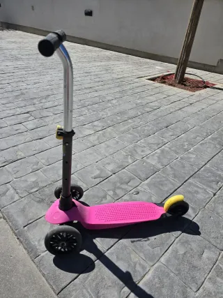 Patinete 3 ruedas rosa