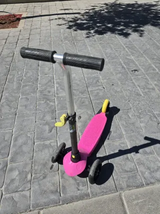 Patinete 3 ruedas rosa