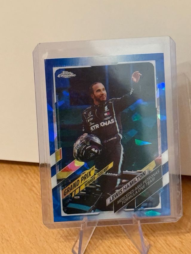 Topps Chrome Lewis Hamilton F1 Card