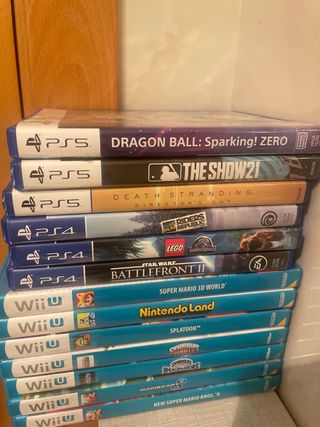 Lote de Videojuegos PS4, PS5 y Wii U
