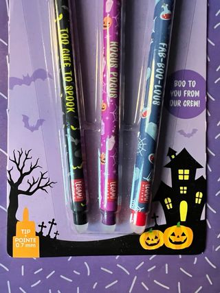 Set 3 Penne Legami Milano Halloween 2024