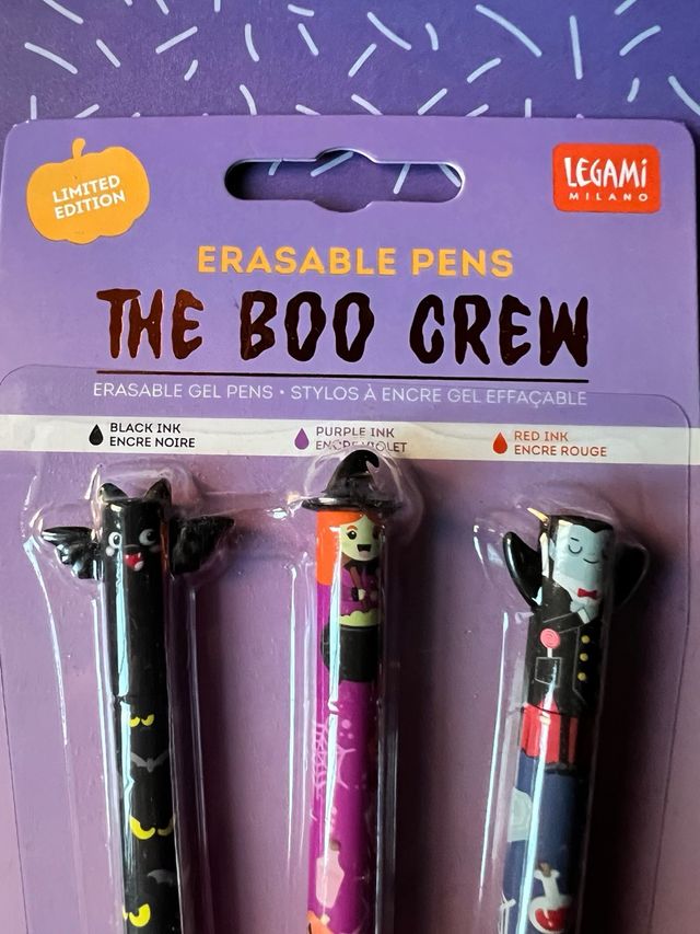 Set 3 Penne Legami Milano Halloween 2024