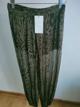 Pantalón bombacho Zara Talla S