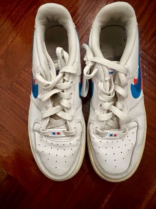 Zapatillas Nike Air Blancas y Azules