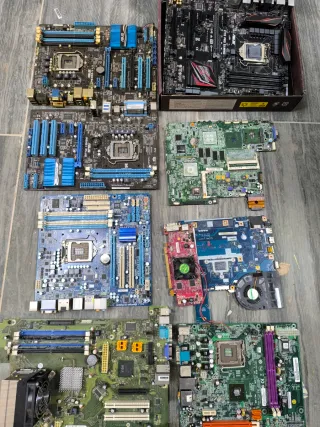 Lote 8 Placa Base PC motherboard 