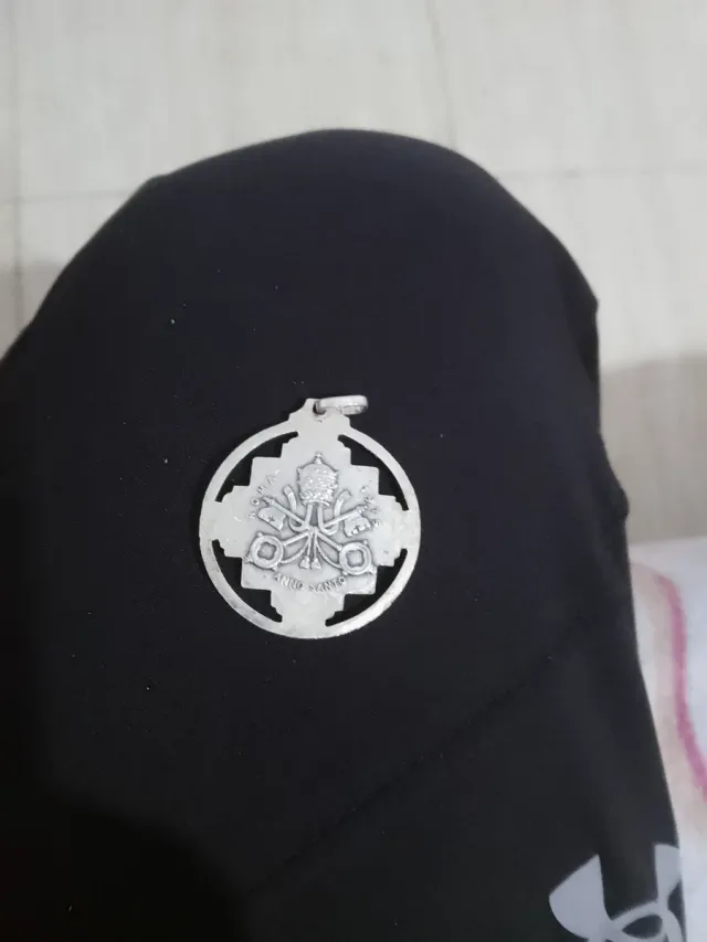 Medalla Cruz Religiosa Plata