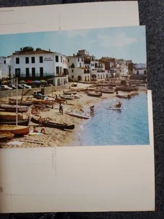 Postal antigua Calella Palafrugell 