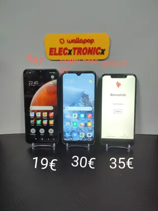 Xiaomi 9AT, Redmi Note 8T e VSMART Active 1