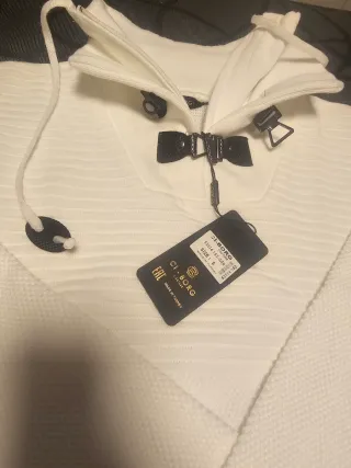 Jersey blanco chico talla S nuevo