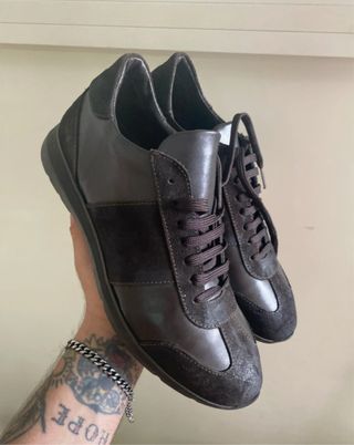Scarpe marroni uomo cafenoir 42