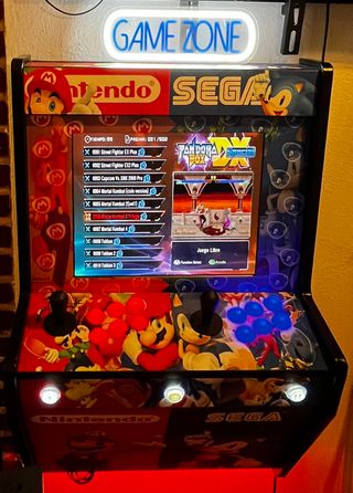 Máquina Arcade para pared elegante para 2 jug.