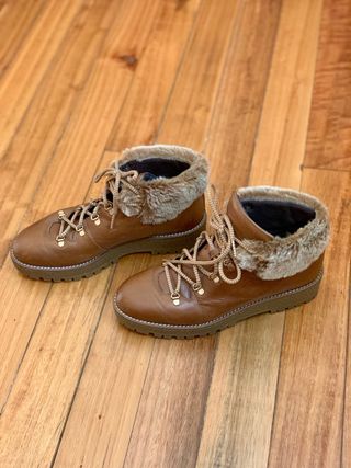 Botín Piel Zendra Marrón Talla 37