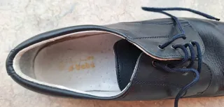 Zapatos de cordones azul marino