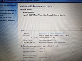 PC ASUS All in one TE1620i Negro
