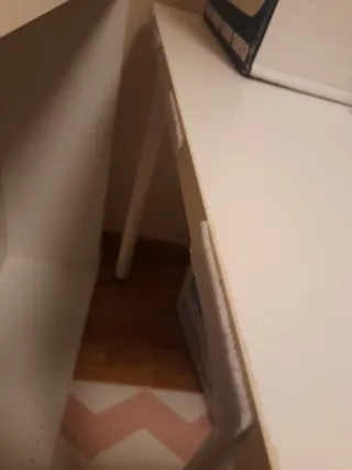 Mesa con patas Adils de Ikea 80x40 Blanca