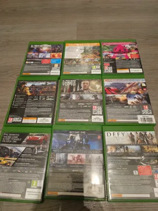 Lotto 9 giochi promozionali Xbox One