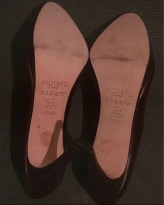 Nuevos Tacones Piel Mango 39