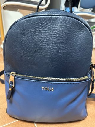 Mochila Tous piel Azul 