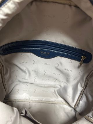 Mochila Tous piel Azul 