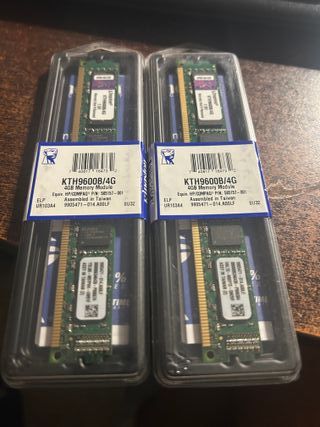 2x Kingston KTH9600B/4G DDR3 1333MHz 4GB
